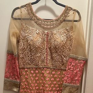 SOCH Indian formal beaded lace dress size Large